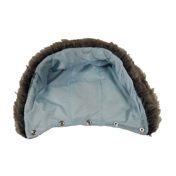 ROXY Womens Hooded PUFFER VEST Black Removable Fur Trimmed Hood Size Large - Picture 12 of 14